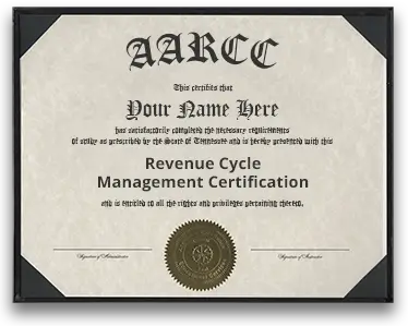 Certificate AARCC