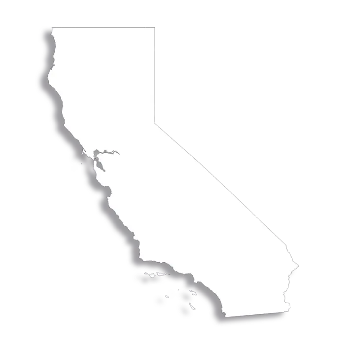 Vector Flag of California - Outline