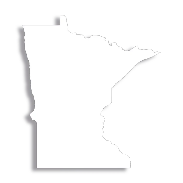 Vector Flag of Minnesota - Outline