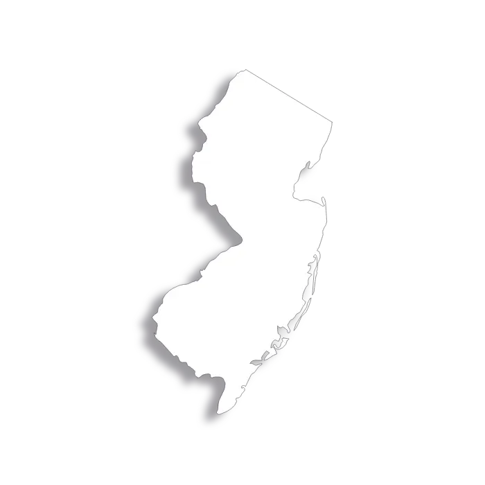 Vector Flag of New Jersey - Outline